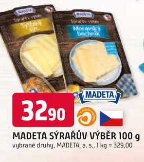 MADETA SÝRAŘŮV VÝBĚR 100 g 