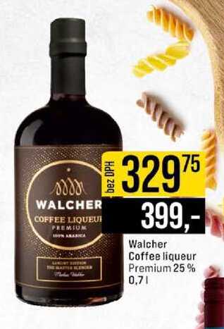 Walcher Coffee liqueur Premium 25% 0,7 l