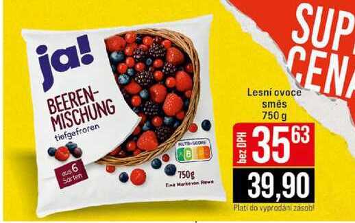Ja! Lesní ovoce směs 750 g 