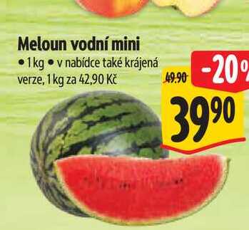 Meloun vodní mini  1kg  