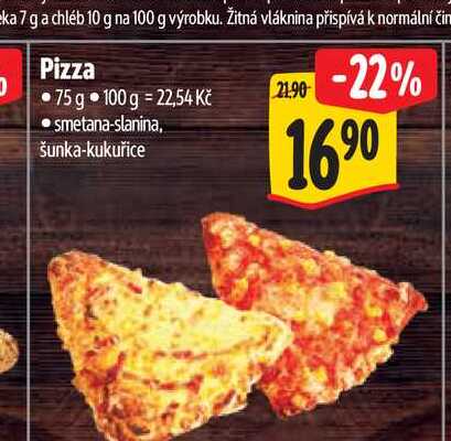   Pizza  75 g  