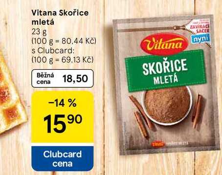 Vitana Skořice mletá, 23 g