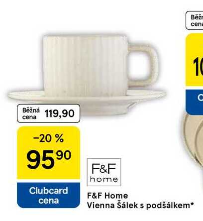 F&F Home Vienna Šálek s podšálkem 