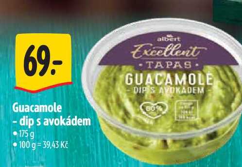 Guacamole dip s avokádem 175 g 