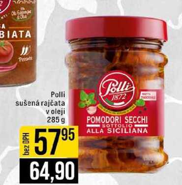 Polli sušená rajčata v oleji 285 g