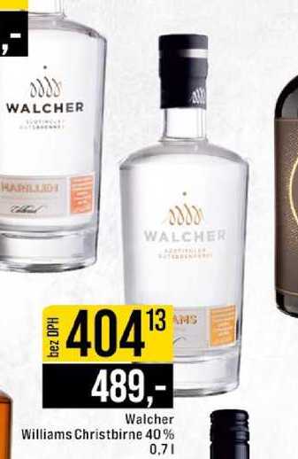 Walcher Williams Christbirne 40% 0,7 l