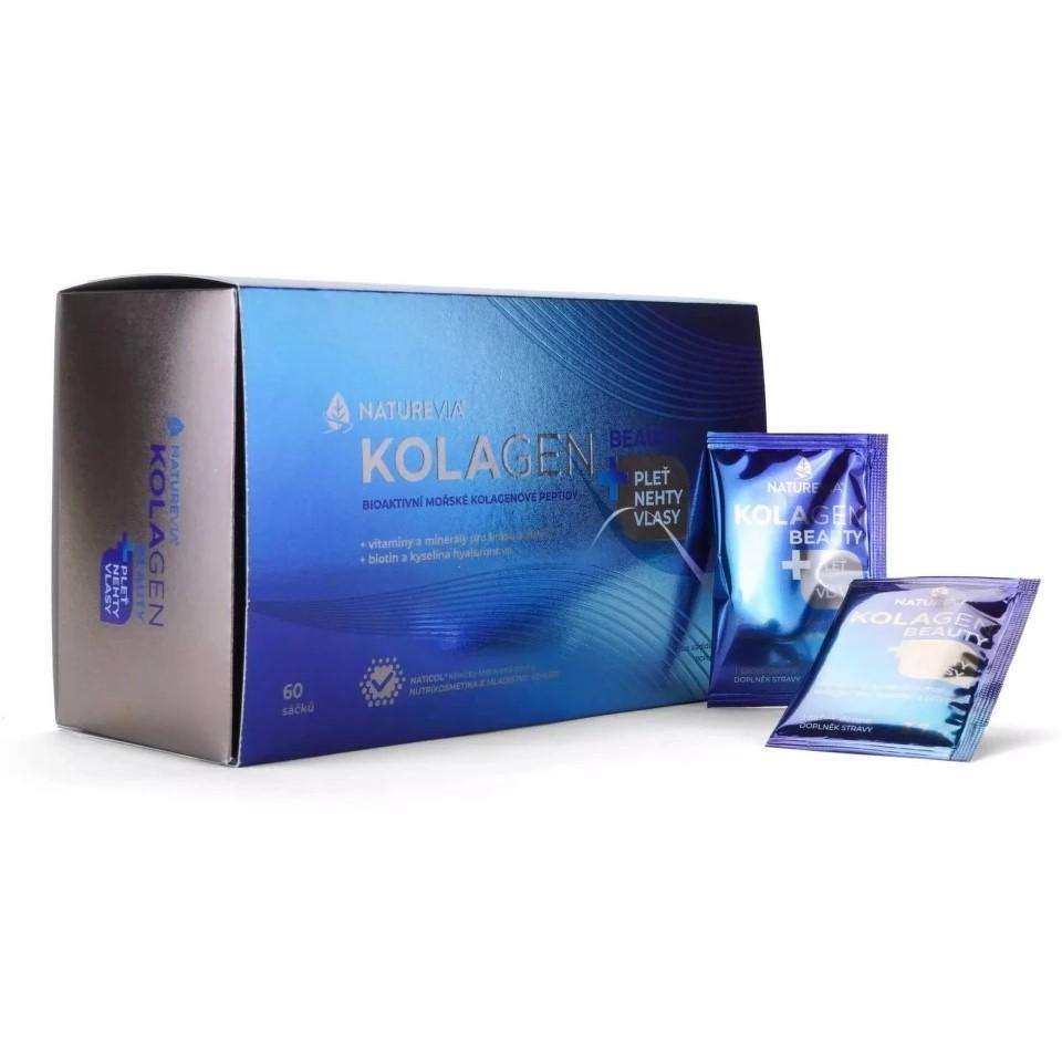 Naturevia Kolagen mořský Beauty+ 60 sáčků