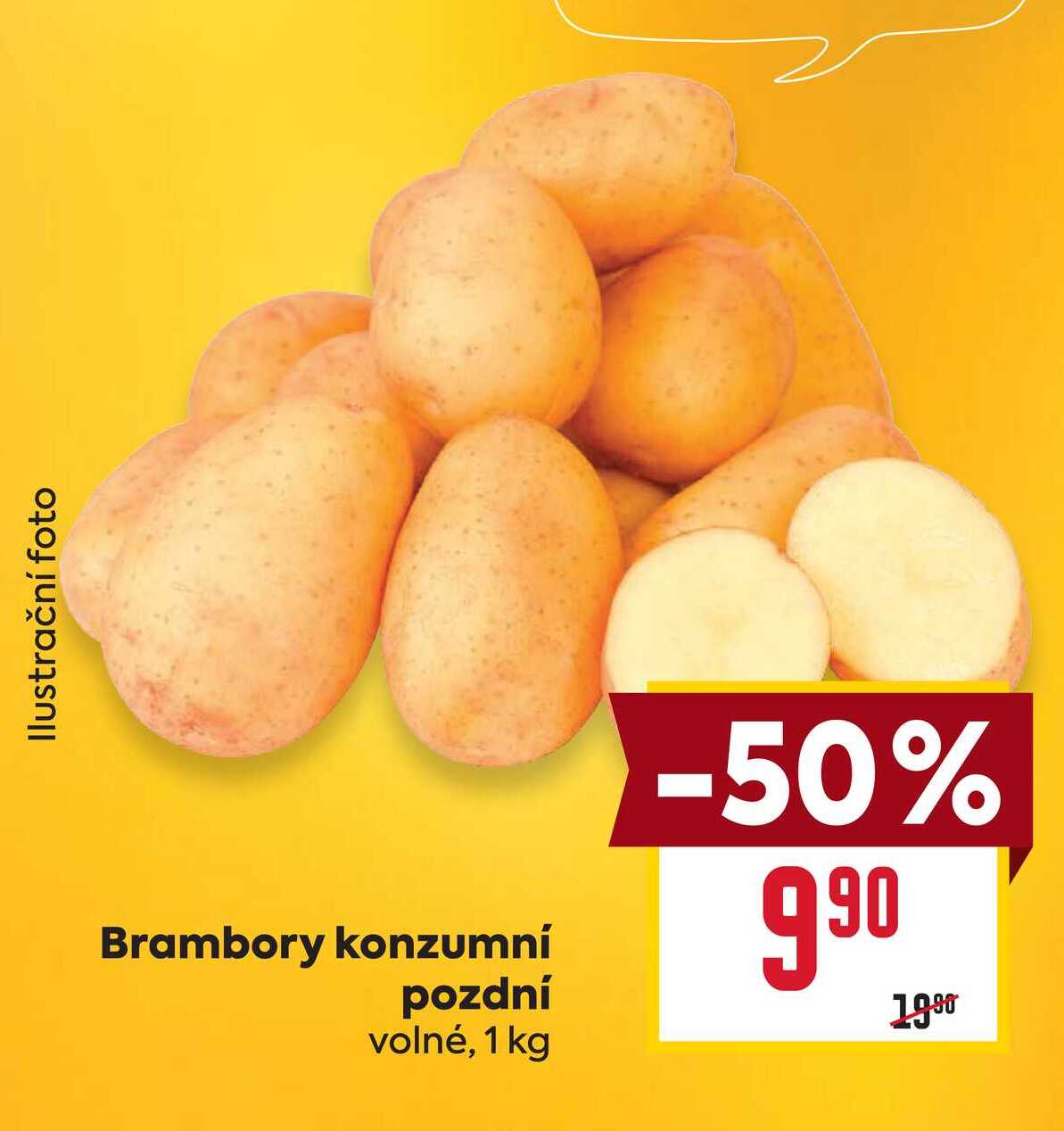 Brambory konzumní pozdní volné, 1 kg