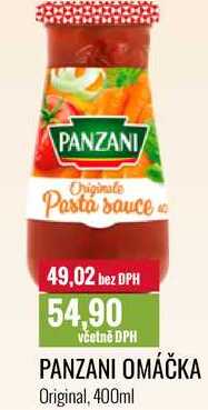 PANZANI OMÁČKA Original, 400ml 