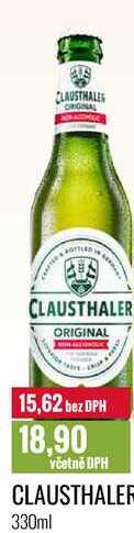 CLAUSTHALER 330ml 