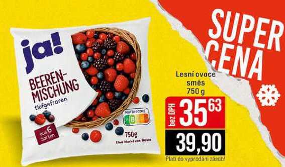 Lesní ovoce smēs 750 g