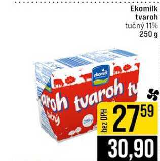 Ekomilk tvaroh 250 g