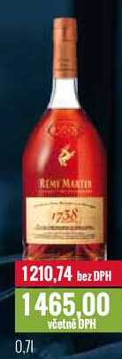 Rémy Martin 1738 Accord Royal Fine Champagne Cognac 70cl
