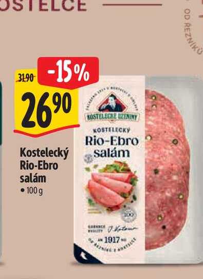   Kostelecký Rio-Ebro salám 100g  