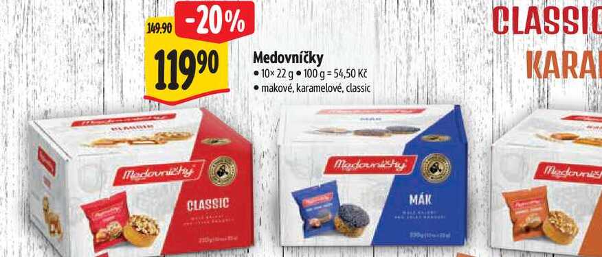  Medovníčky 10x 22 g 
