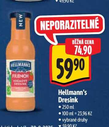   Hellmann's Dresink  250 ml  