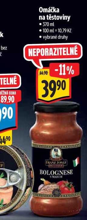   Omáčka na těstoviny  370 ml 