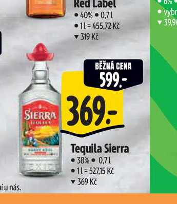  Tequila Sierra 0,7 l