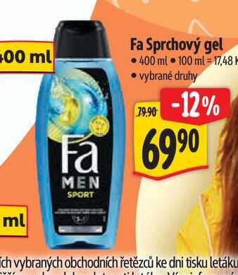  Fa Sprchový gel 400 ml 