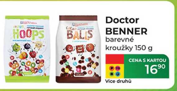 Doctor BENNER barevné kroužky 150 g