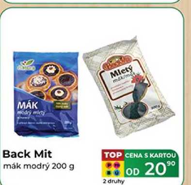Back Mit mák modrý 200 g