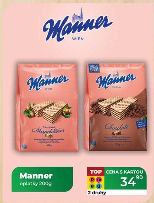 Manner oplatky 200g 