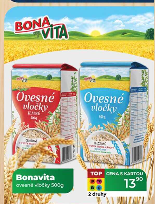 Bonavita ovesné vločky 500g 