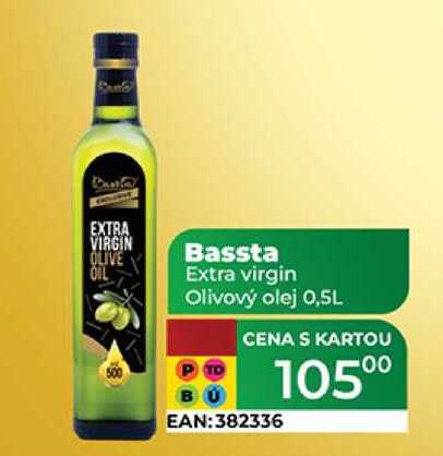 Bassta Extra virgin Olivový olej 0,5L  