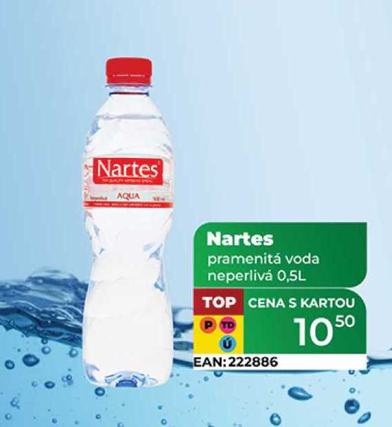 Nartes pramenitá voda neperlivá 0,5L  