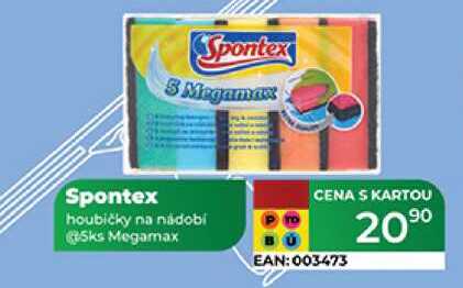 Spontex houbičky na nádobí Sks Megamax  