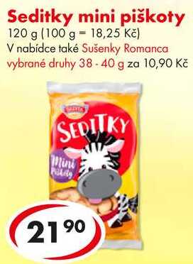 Seditky mini piškoty, 120 g