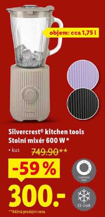 Silvercrest kitchen tools Stolní mixér 600 W