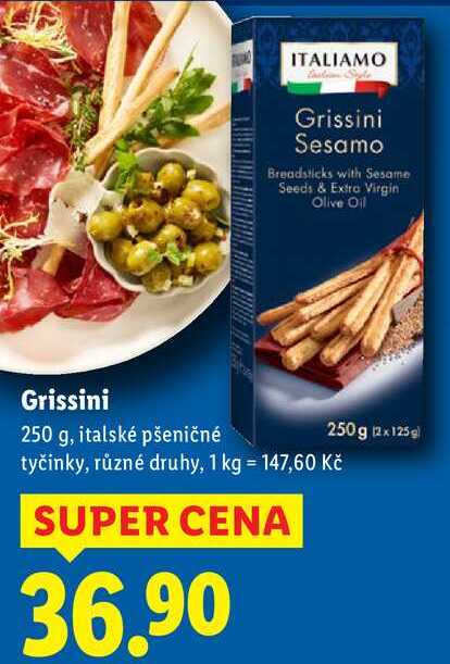 Grissini, 250 g