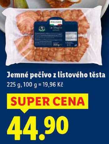 Jemné pečivo z listového těsta, 225 g