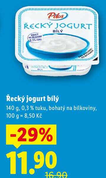 Řecký jogurt bílý, 140 g