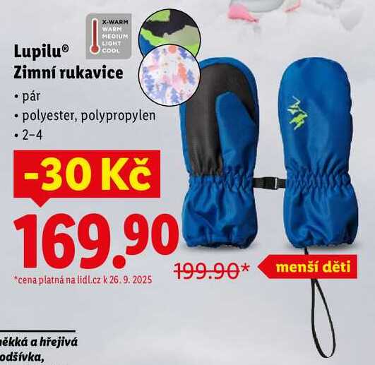 Lupilu Zimní rukavice 