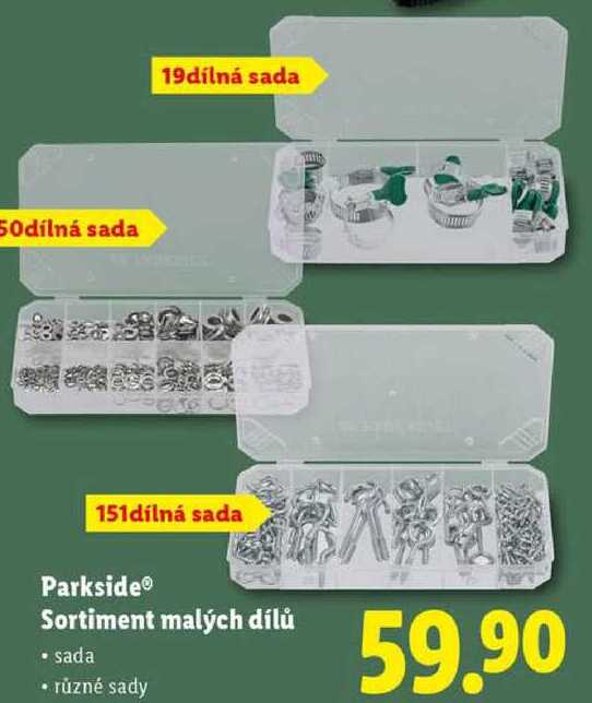 Parkside Sortiment malých dílů