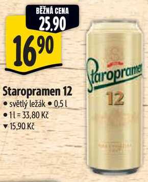 Staropramen 12, 0,5 l 