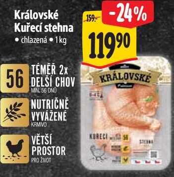 Královské Kuřecí stehna, 1 kg