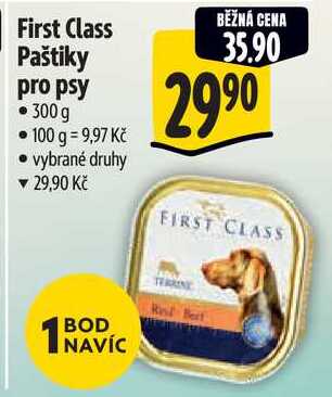 First Class Paštiky pro psy, 300 g 