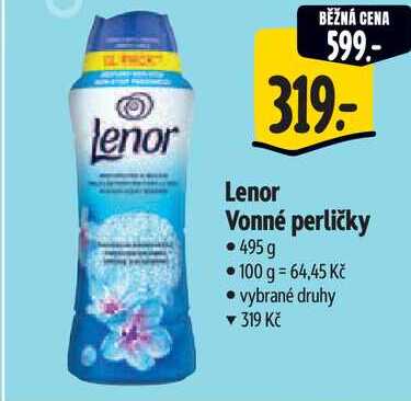 Lenor Vonné perličky, 495 g