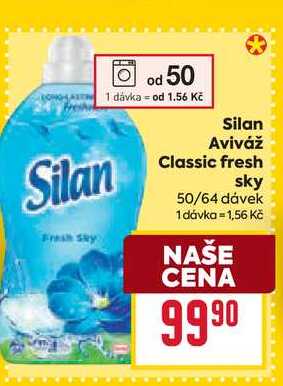 Silan Aviváž Classic fresh sky 50/64 dávek 