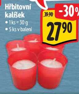 Hřbitovní kalíšek, 5 ks 