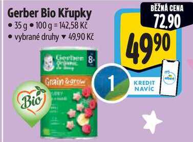 Gerber Bio Křupky, 35 g
