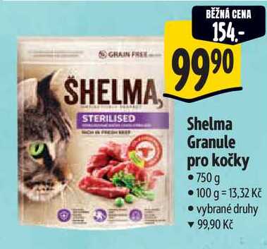 Shelma Granule pro kočky, 750 g 