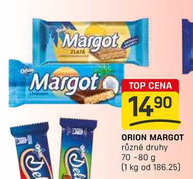 ORION MARGOT různé druhy 70-80 g 