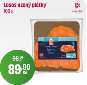 Losos uzený plátky 100 g
