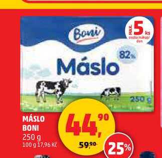 MÁSLO BONI, 250 g