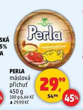 PERLA máslová příchuť, 450 g