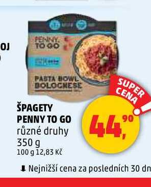ŠPAGETY PENNY TO GO, 350 g
